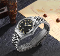 Reloj Mecánico Automático ADDIESDIVE Para Hombre Resistente Al Agua Con Luminiscencia Y Calendario Completo Pulsera De Acero Inoxidable Estilo Lujo - details 9