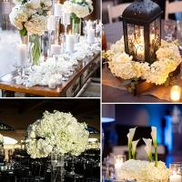 10pcs Cabezas De Hydrangea De Seda Con Tallos Flores Artificiales Para Decoración De Casas Y Bodas - details 4