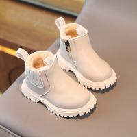 Botas De Invierno Calientes Para Niños Y Niñas Botines De Piel PU Con Peluche Moda Botas De Nieve Para Bebés Y Niños Pequeños - details 13