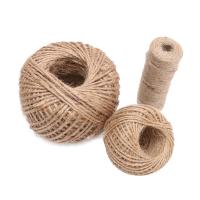 Cordón De Jute Natural Para Gatos Y Mascotas 10/50/100 Metros Hilo De Jute Para Rascado De Gatos Cinta De Lona Para Empaquetado De Regalos Bodas Y Fiestas - details 2