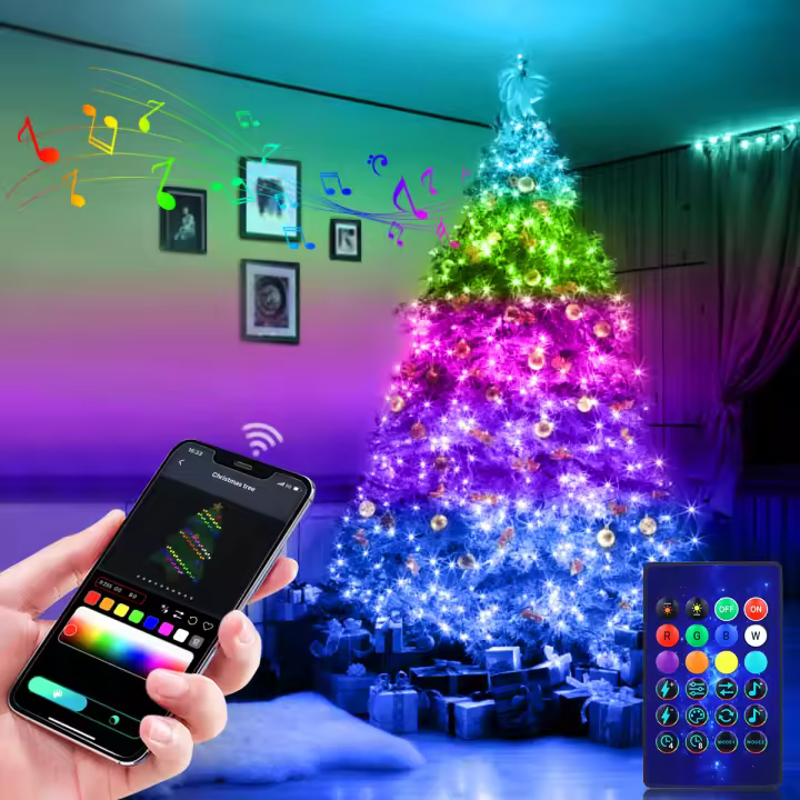 Luces Fae LED De Colores Soñados USB Para Decoración De Navidad Fiesta Boda Dormitorio Jardín Exterior Arbol De Navidad - 1