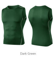 Camiseta De Entrenamiento Para Hombre Secado Rápido Con Manga Corta Compresión Camiseta Deporte Gimnasio Top Sin Mangas - details 13