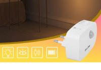 Lámpara Nocturna LED Con Sensor De Movimiento EU US Enchufe Para Pared Dusk to Dawn Ajustable Para Dormitorio Toilet Hallway Kitchen - details 1