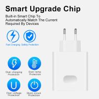 Cable De Carga Rápida Tipo C 6A 66W Para Huawei Mate 40 50 60 P50 P60 Nova 8 9 10 Honor 50 70 90 100 200 Lite X7 X8 X9 Magic 5 Compatible Con USB a Y Tipo C Color Blanco - details 1