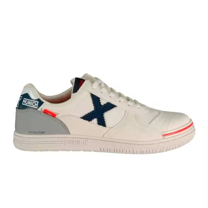 MUNICH G3 KID INDOOR BLANCO/MARINO/GRIS PARA NIÑO - 1