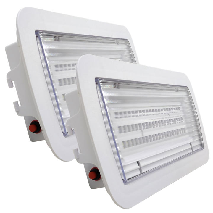 LED ATOMANT Luz de Emergencia LED Estanca 8W, IP65, 450 Lúmenes, 2h Autonomía, Montaje Empotrable o Superficie, Impermeable, Resistente al Agua, Para Exteriores, Garajes, Pasillos, Salidas, Terrazas, Emergencias, Alta Visibilidad, Bajo Consumo
