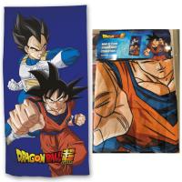 Toalla Aymax Playa o Piscina 100% Algodón Dragon Ball Goku Vegeta 140x70cm - details 1