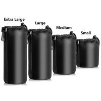 Bolsa De Lente De Cámara Impermeable Con Cordón Tamaño S M L XL Para Canon Sony Nikon Accesorios De Cámara Con Gancho - details 1