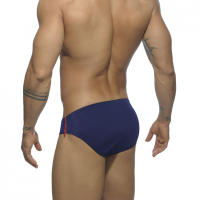Bragas De Natación Para Hombre Con Pequeño Push-up Y Cierre De Cremallera Estilo Low-Waist Traje De Baño Sexy Para Playa Y Surf Material Poliéster Y Spandex - details 8