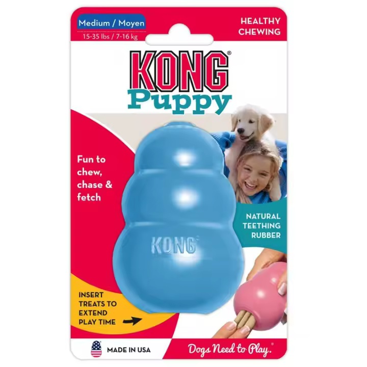 KONG Puppy juguete rellenable para cachorros talla M - 1