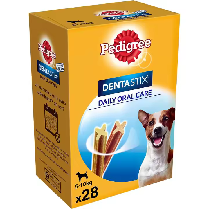 Pedigree Dentastix Snack Dental para la Higiene Oral de Perros Pequeños (1 Pack de 28ud) - 1