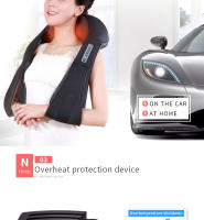 Masajeador Eléctrico De Cuerpo Completo Con Calor Y Masaje Profundo Shiatsu Para Cuello Espalda Hombros Piernas Y Pies Portátil Para Hogar Y Oficina - details 6