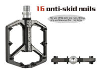 Pedal De Bicicleta De Montaña Con Rodamiento Sellado Alta Resistencia Antideslizante Para MTB Y Bicicleta De Carretera GOLDIX Ultraligero De Aluminio - details 8