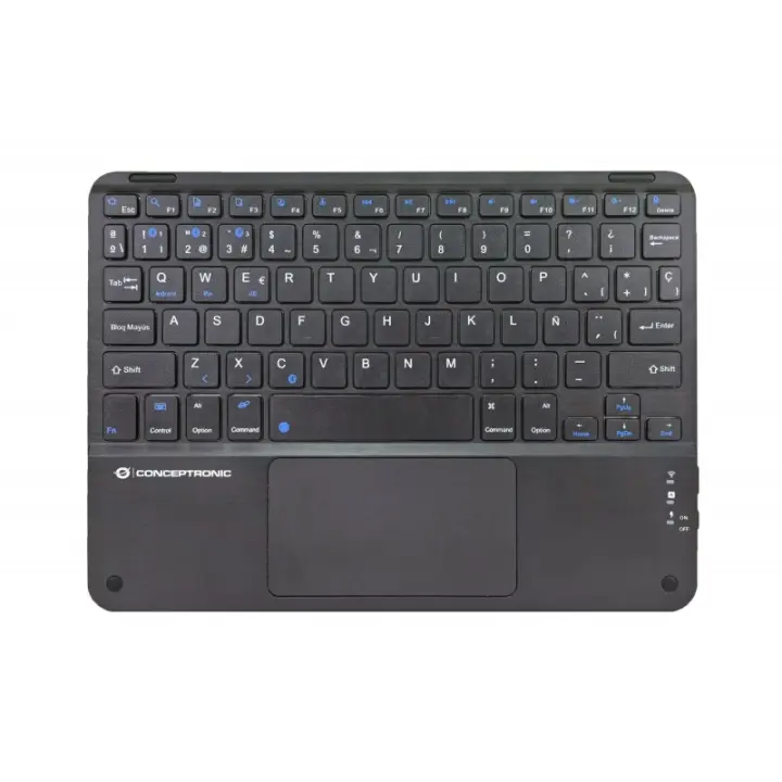 Conceptronic - TOBIN01BES teclado Universal Bluetooth QWERTY Español Negro TOBIN01BES - 1