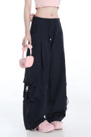 Pantalones Cargo Americanos Para Mujer Estilo Harajuku Y2K High Street Con Grandes Bolsillos Pantalones Anchos De Otoño Para Baile De Jazz Hip-Hop - details 4