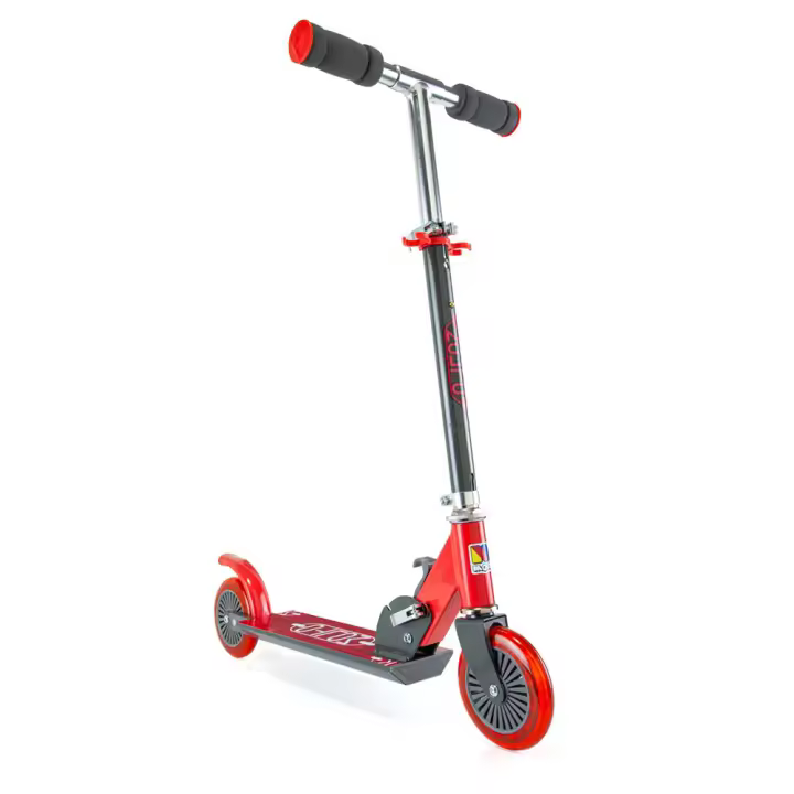 Patinete 2 ruedas plegable rojo. Altura con dos posicones 72-77 cm Soporta 50 kg (Molto 24242) - 1