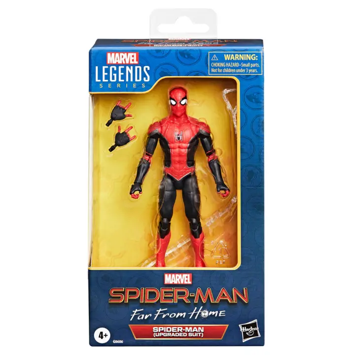Figura Spider-Man Upgraded Suit Spider-Man: Lejos de casa Marvel Legends Series 15cmFigura  Coleccionable - Idea de Regalo- Mercancia Oficial - Juguetes para Niños y Adultos - Movies Fans - Muñeco para Coleccionistas y Exposición - 1