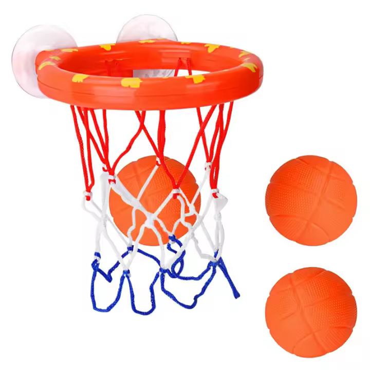 Juguete De Baño Para Bebés Mini Canasta De Baloncesto Juego De Agua Con 3 Bolas Set De Juguetes Para Niños Y Niñas De 0 a 6 Años - 1