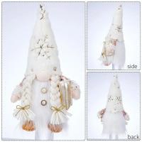 Muñeca De Navidad Sin Cara Con LED Luz De Navidad Colgante De Elfos De Peluche Regalo De San Nicolás Para Noche De Navidad - details 4