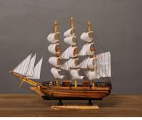 Nueva Adorno De Barco De Madera Simulación De Viaje Sin Problemas Para Decoración De Escritorio Y Ventana Del Salón Regalo - details 9