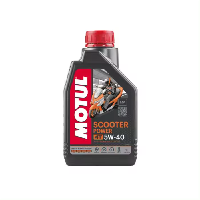 Aceite Motul Scooter Power 4t 5w40 Ma 1l   Ce U - 1