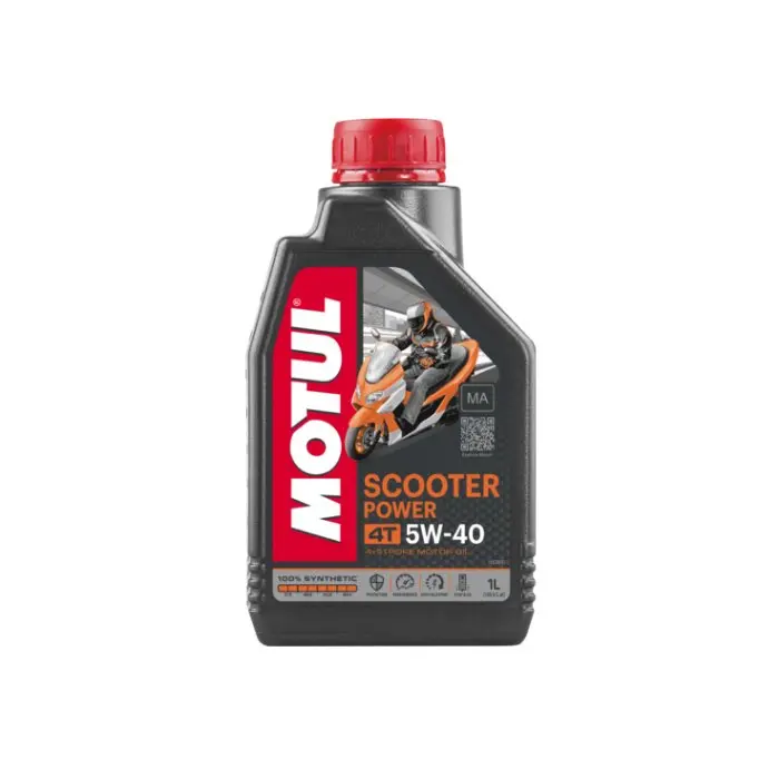 Aceite Motul Scooter Power 4t 5w40 Ma 1l   Ce U - 1