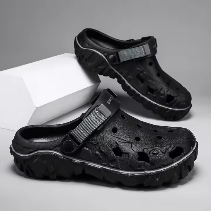 Zapatillas De Hombre EVA 2023 Ligeras Y Económicas Sandalias De Playa Para Trabajo Con Diseño De Clog Mules Adecuadas Para Exterior Talla Verdadera - 1