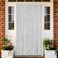 vidaXL Cortina antimoscas chenilla 118x220 cm Color Taupe,  Beige,  Beige y marrón y mas - details 4