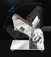 Mini Lijadora De Cinturón Eléctrica Multifuncional 7 Velocidades Polímero De Potencia Herramienta De Pulido Y Tratamiento De Superficie - details 0