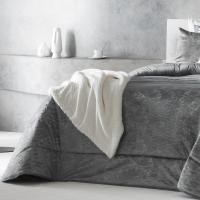 Bouti ANTILO TEXTIL MODELO LAURIA GRIS para Primavera/otoño - Textura Suave Aterciopelada - Relleno Napa 150 Gr/m2 - details 5