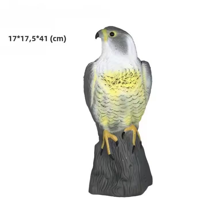 Estatua De Águila Simulada Decoración Para Sala De Estar Y Jardín Artefactos Artificiales De Animal Para Patio Porche Jardín - 1