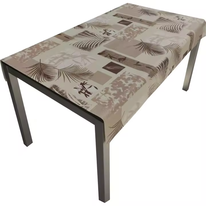 Comercial Candela Hule Mantel Mesa Comedor PVC Antimanchas Impermeable Diseño Palmera - 1