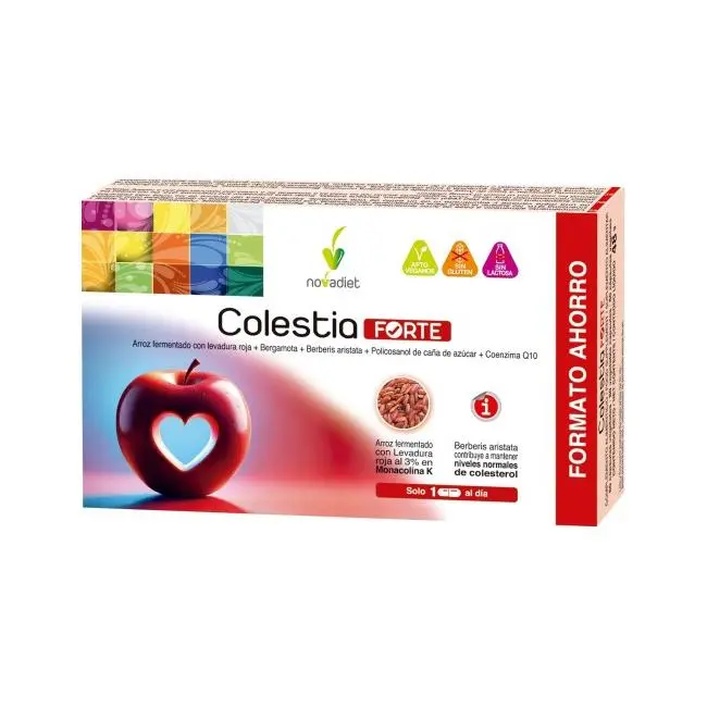 Colestia Forte - Controla el Colesterol - 60 Cápsulas - Novadiet - 1