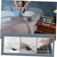 1 Set Mirror Surface Shaking Alarm Clock Electronic LED Clock with Unique Design for Home Bedroom Office Lightweight Multi Scene Use Present - details 5