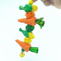Juguetes Para Masticar Hechos a Mano 1pc Aleatorio Color Y Estilo Vinas Caracoles Y Maíz Para Pequeños Animales (hamster Conejo Pájaro Perro Etc.) Material De Rattan - details 3