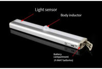 Luz Nocturna LED Inalámbrica Con Sensor Infrarrojo Y Imán Integrado Para Armario Zapatos Escaleras Corredor Batería AAA Incluida - details 6