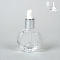 Botella De Rociador De Vidrio Transparente Y Plano 10ml Con 2 Botellas De Espuma 1 Funel Y 1 Taza De Agua Incluidos Accesorios Para Refillable Bottles - details 4