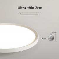Lámpara De Techo Moderna LED Para Pasillo Baño Dormitorio Material ABS Y Acero Iluminación Diaria Fuente De Luz LED 220V - details 2