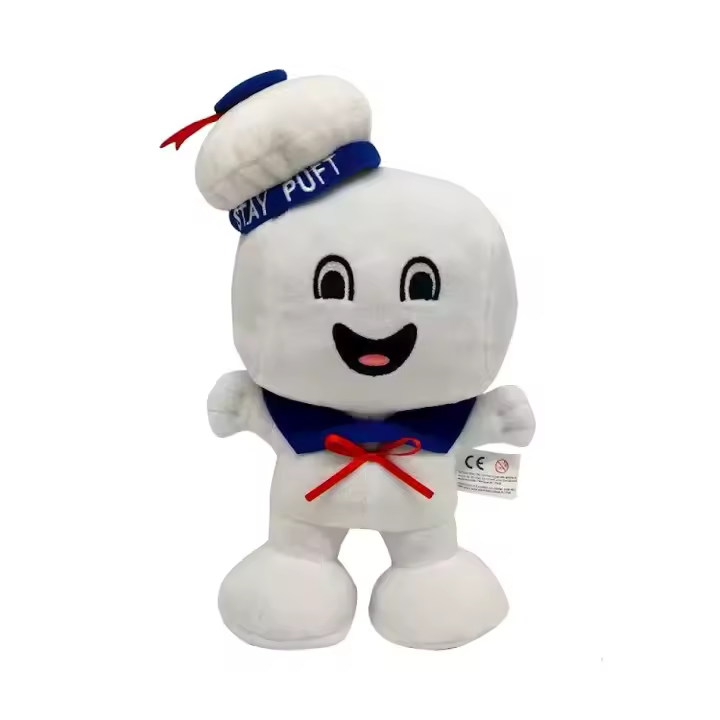 Peluche Vintage Ghostbusters De Color Verde Con Fantasma Suave Juguete De Peluche Para Niños Regalo De Cumpleaños O Navidad - 1