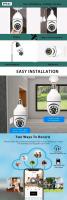 Bulbo Inteligente Tuya E27 Cámara De Seguridad HD Nocturna Con Audio Bidireccional Y Vigilancia Por Movimiento Para El Hogar Inteligente - details 3