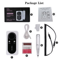 Máquina De Uñas Eléctrica Recargable 45000RPM Con Conector USB Set De Perforación Para Esmalte Remover Y Manicura a Bajo Ruido Colores Disponibles: Blanco / Rosa / Brillante - details 14