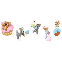 Takara Tomy T-ARTS Tom Y Jerry Figuras De Anime Set De 5 Pasteles Ornamentos De Colección PVC Para Adultos - details 2