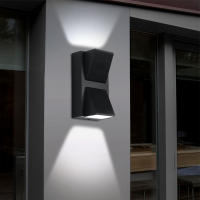 Lámpara De Pared LED Dual 5W 10W Impermeable Para Exterior Iluminación De Balcón Puerta De Entrada Jardín Aluminio AC110V 220V - details 13