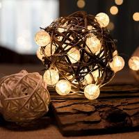 Guirnalda De Luces LED Para Navidad Y Año Nuevo Con Batería AG13 Decoración De Casa Guirnalda De Fairy Para Árbol De Navidad Luz Caliente Blanca - details 1