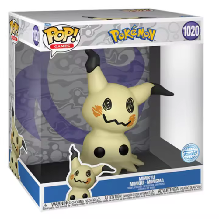Figura Pop Pokemon Mimikyu 25Cm-Figura de Vinilo Coleccionable - Idea de Regalo- Mercancia Oficial - Juguetes para Niños y Adultos - Movies Fans - Muñeco para Coleccionistas y Exposición - 1