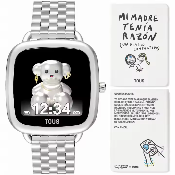 Reloj Tous Smartwatch D-Connnect Plateado Acero 3000135800 - 1