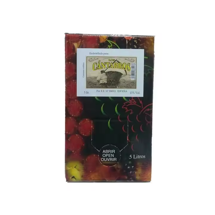 Los Cántabros Vermú  5 litros Bag in Box - Un homenaje para todos - 1