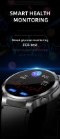 Reloj Inteligente W11Pro con Bluetooth, llamadas, azúcar en sangre, cardíaca, oxígeno en sangre, tabla de presión arterial, monitoreo del sueño y ezercicio. - details 0