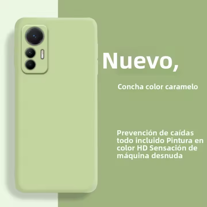 Funda De Silicona Mate Para Xiaomi Mi 12 Lite Cubierta Completa Antigolpes Antisuciedad Ligera Antideslizante Para Teléfonos Móviles - 1