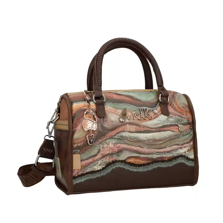 Bolso Anekke Core Estilo Bowling Outer - Asas Mano - Bandolera Regulable - Cierre Cremallera - 30x21x15 Cm - 1
